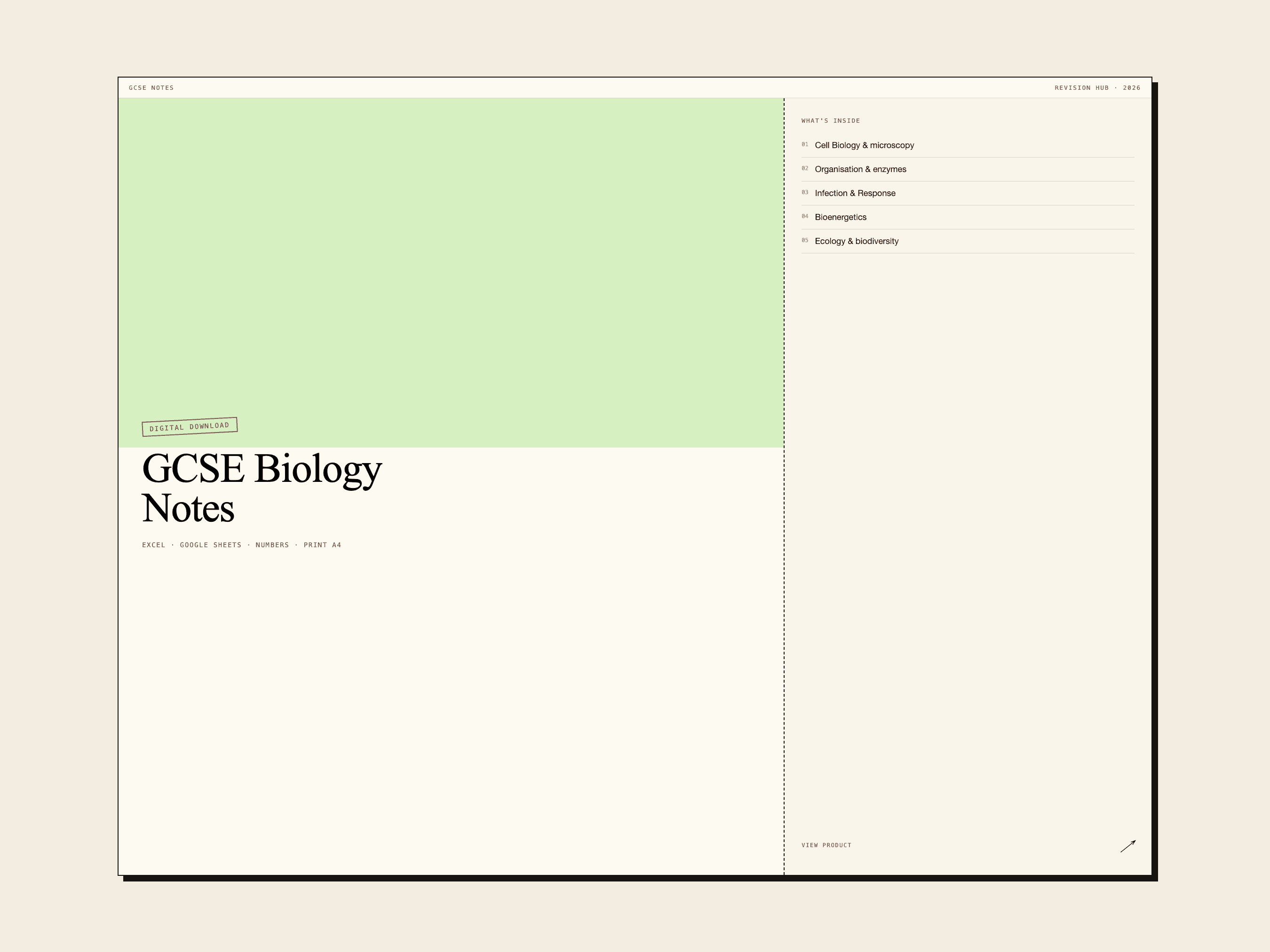 GCSE Biology Notes