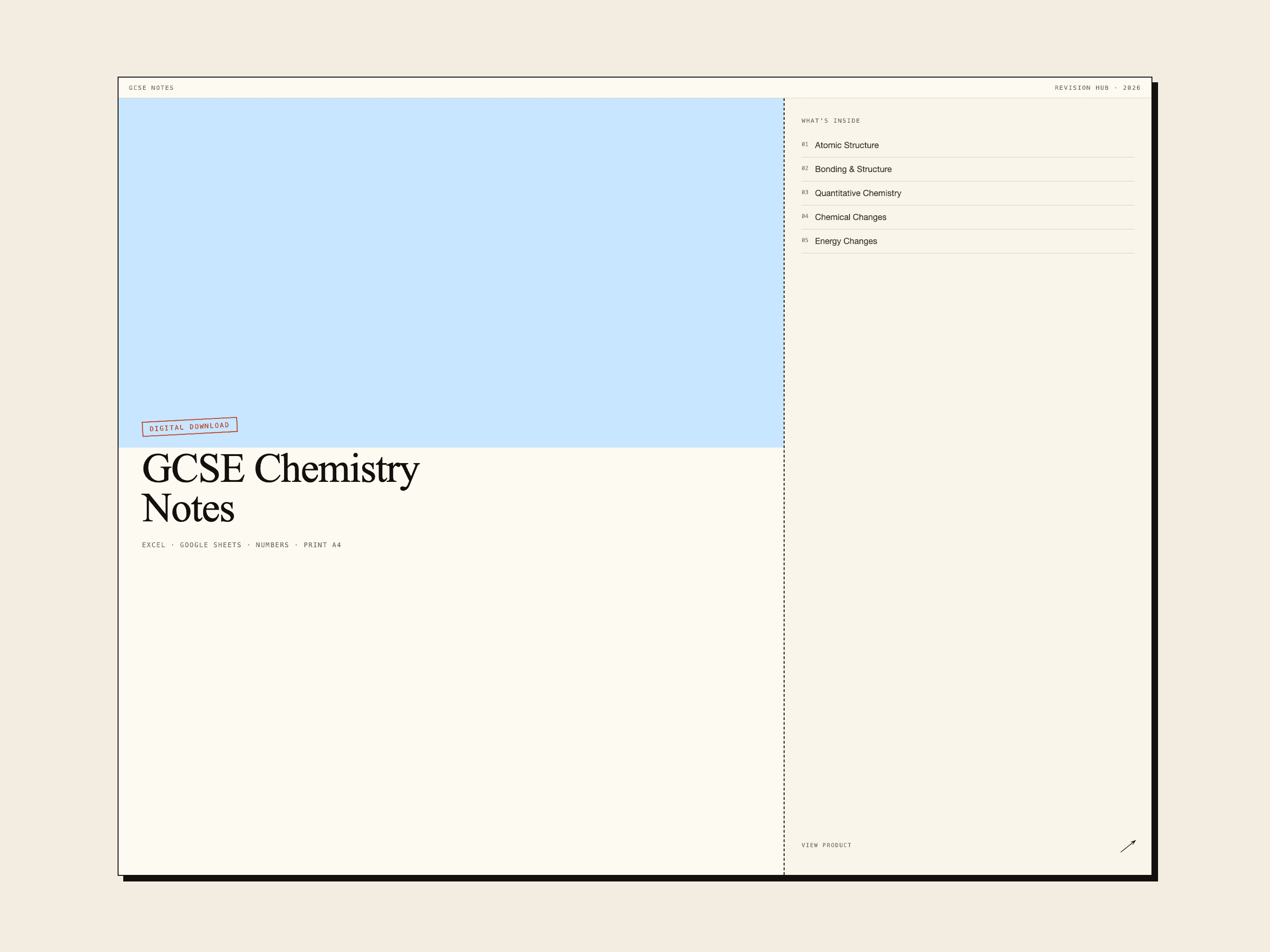 GCSE Chemistry Notes