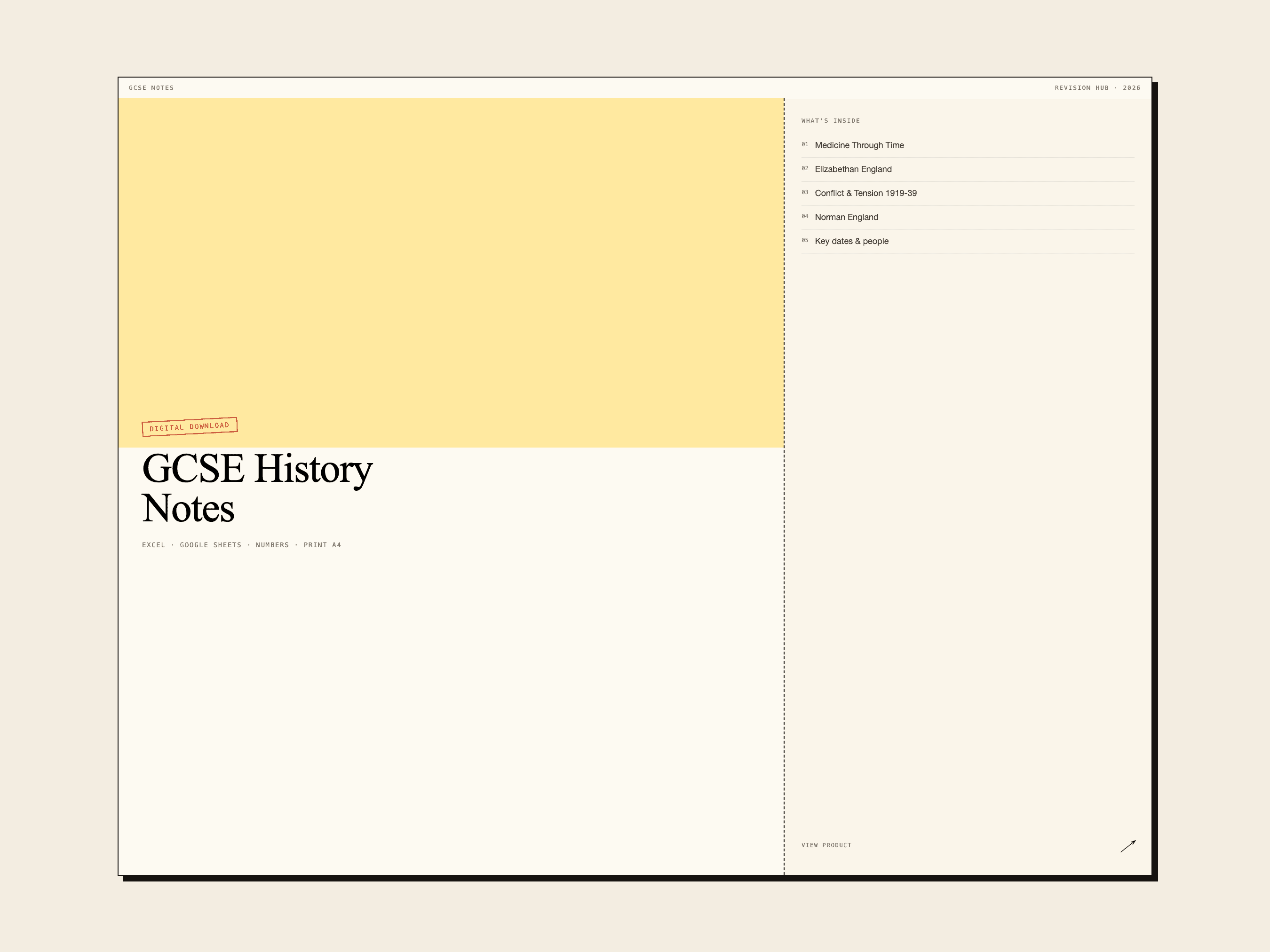 GCSE History Notes