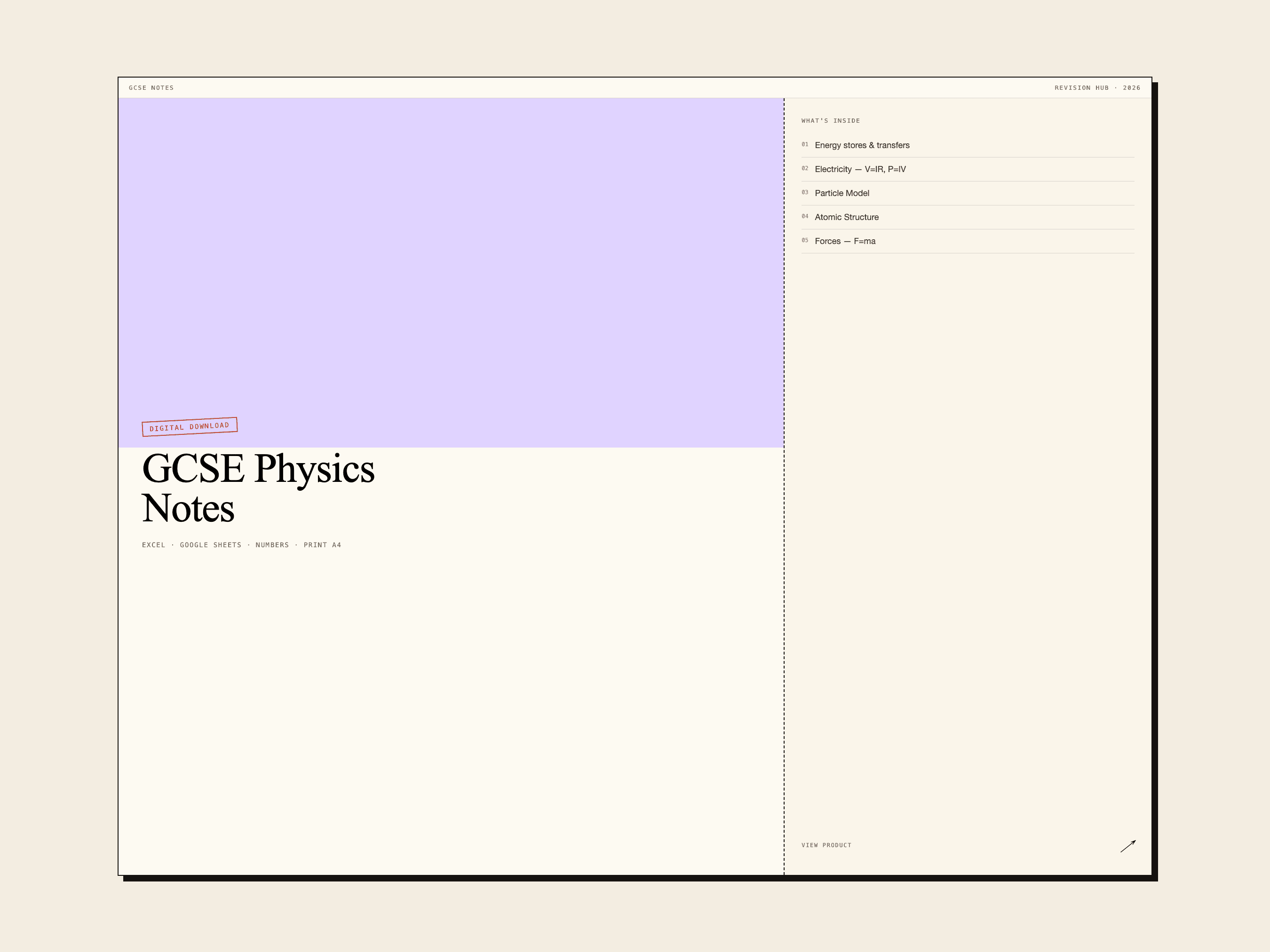 GCSE Physics Notes